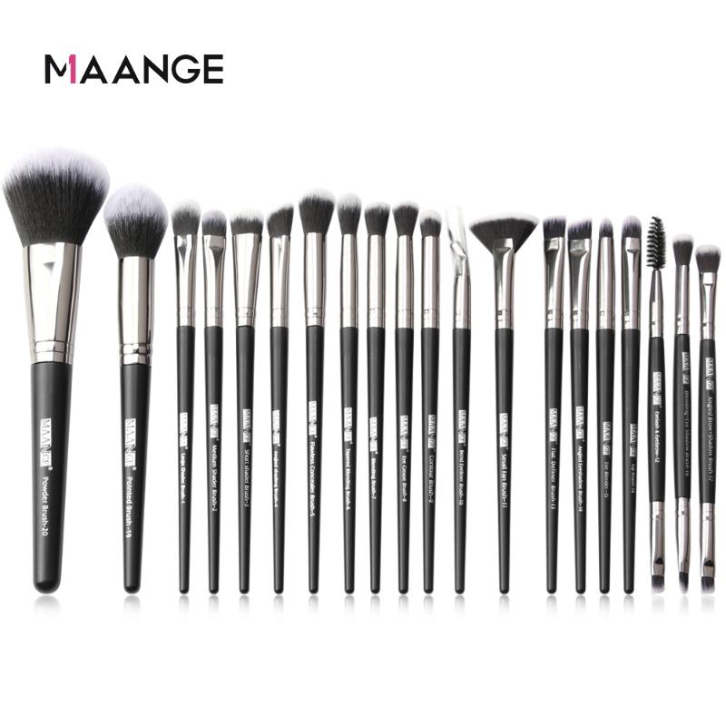 20pcs MAANGE Wooden Makeup Brushes Set Professional With Natural Hair Foundation Powder Eyeshadow For Makeup Bursh Tool
20pcs MAANGE Wooden Makeup Brushes Set Professional With Natural Hair Foundation Powder Eyeshadow For Makeup Bursh Tool