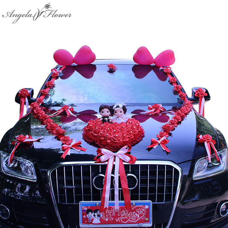 Creative 1 set Wedding Car Decoration Flowers theme Romantic Style Heart-shaped Artificial Flowers garland wreath silk Roses DIY, 08
Creative 1 set Wedding Car Decoration Flowers theme Romantic Style Heart-shaped Artificial Flowers garland wreath silk Roses DIY, 08