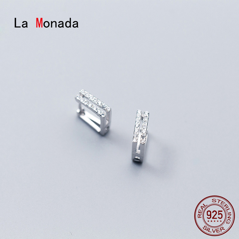 La Monada Hoop Earrings For Women Silver 925 Fine Women Earrings Jewelry Geometry Square Hoop 925 Sterling Silver
La Monada Hoop Earrings For Women Silver 925 Fine Women Earrings Jewelry Geometry Square Hoop 925 Sterling Silver