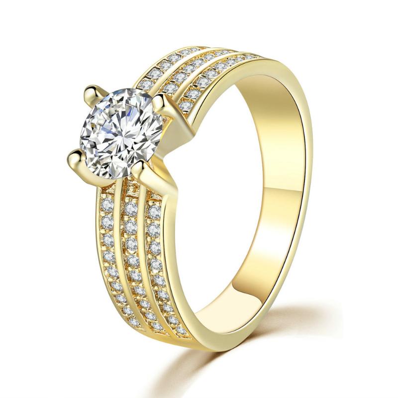 The New Gold-Color Wedding Women Rings Zircon Crystal Retro Ring Engagement Gift Party Fashion Jewelry R564
The New Gold-Color Wedding Women Rings Zircon Crystal Retro Ring Engagement Gift Party Fashion Jewelry R564
