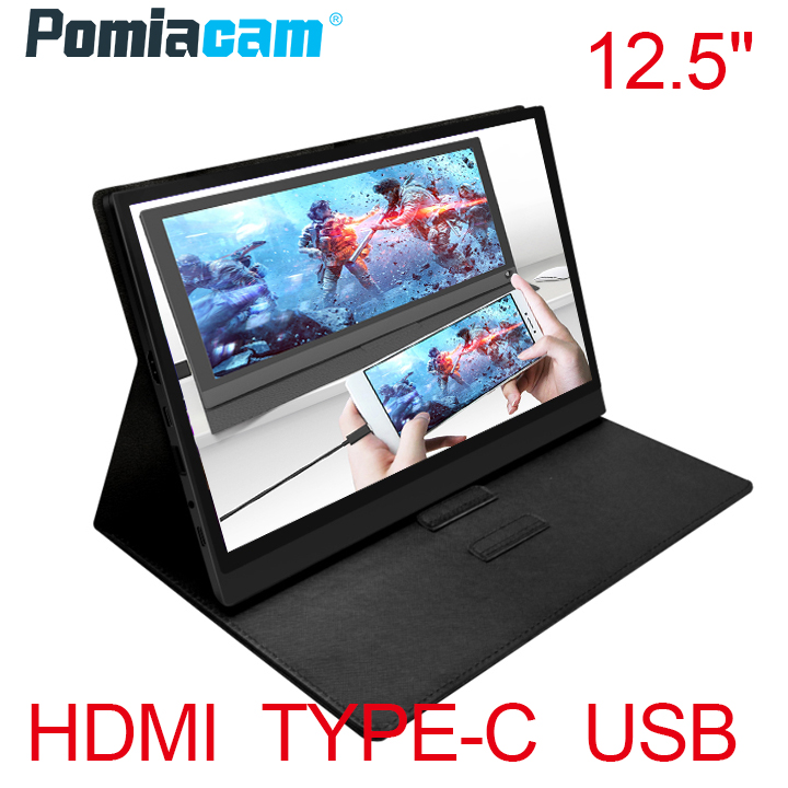 Ultrathin 12.5" narrow border Type C USB screen 1080P for IPS PS3 PS4 Switch Gaming portable monitor For PC Laptop Phone
Ultrathin 12.5" narrow border Type C USB screen 1080P for IPS PS3 PS4 Switch Gaming portable monitor For PC Laptop Phone