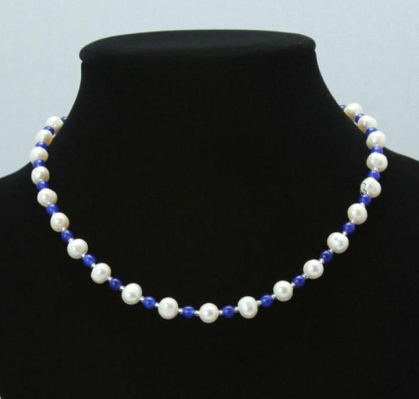 Hand Knotted beautiful 3 color 7-8mm natural white fresh water pearl &4mm yellow red blue stone necklace 45cm fashion jewelry
Hand Knotted beautiful 3 color 7-8mm natural white fresh water pearl &4mm yellow red blue stone necklace 45cm fashion jewelry