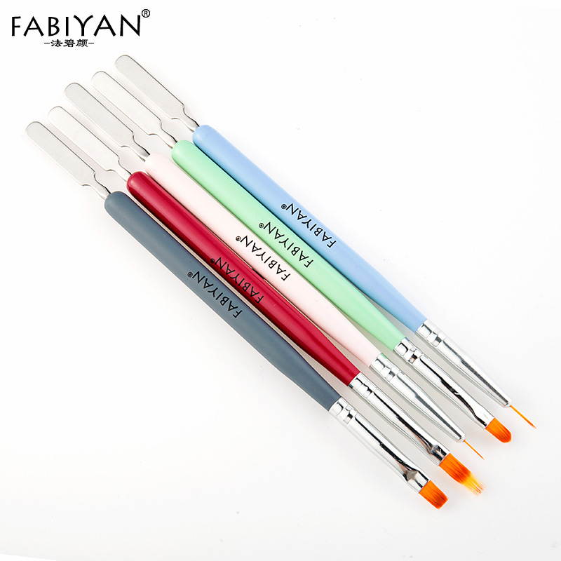 Dual End Nail Art Brush Mixing Spatula Stick Painting Drawing French Extension Gradient Line Liner Flat Pen Makeup Manicure Tool
Dual End Nail Art Brush Mixing Spatula Stick Painting Drawing French Extension Gradient Line Liner Flat Pen Makeup Manicure Tool