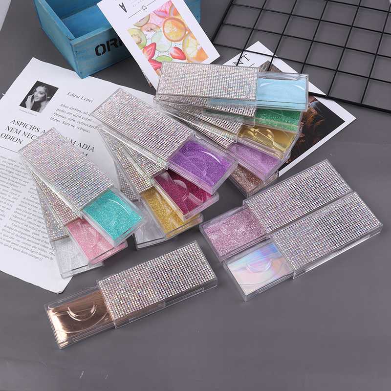 3D False Eyelashes Packaging Empty Lash Case Bling Glitter Eyelash Box Pull Box Diamond False Eyelash Packaging 1PC
3D False Eyelashes Packaging Empty Lash Case Bling Glitter Eyelash Box Pull Box Diamond False Eyelash Packaging 1PC