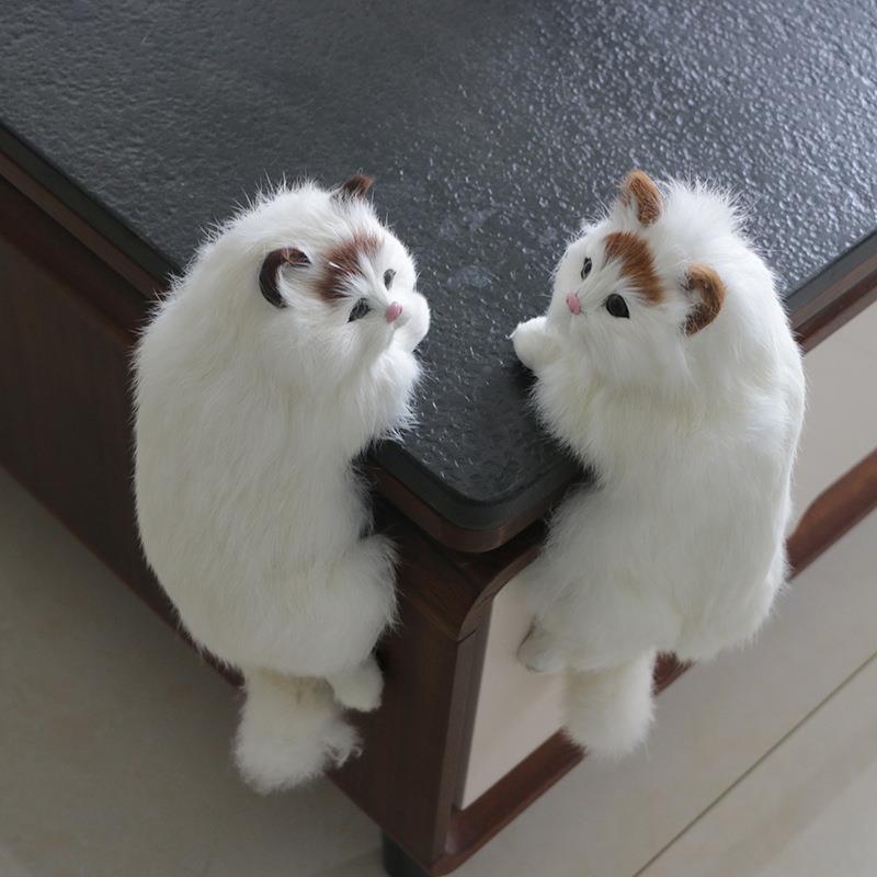 Porcelain Cute Plush Cat Art Ornaments Figurine Home Desk TV Hanging Toys Simulation Cat Figure Statue Home Decor Crafts Gifts
Porcelain Cute Plush Cat Art Ornaments Figurine Home Desk TV Hanging Toys Simulation Cat Figure Statue Home Decor Crafts Gifts