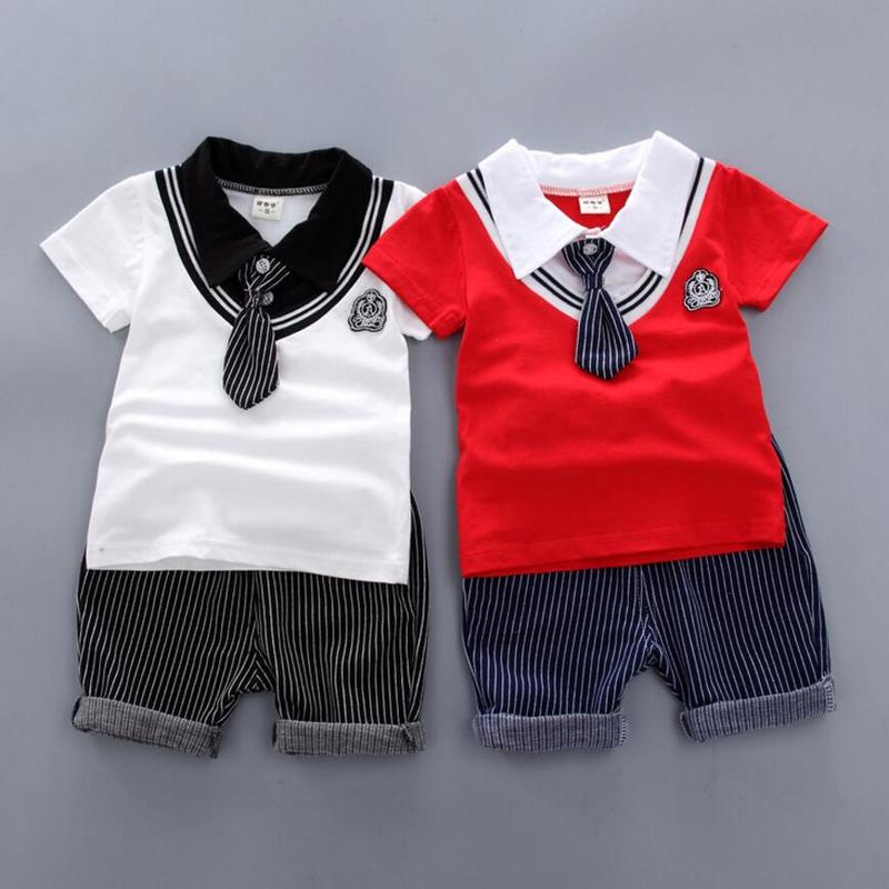 Baby Boy Clothing Summer Gentleman's Clothes Striped Chicken Heart Ncktie Short T-Shirt + Pant Suit For Children Boys Clothes, Red
Baby Boy Clothing Summer Gentleman's Clothes Striped Chicken Heart Ncktie Short T-Shirt + Pant Suit For Children Boys Clothes, Red