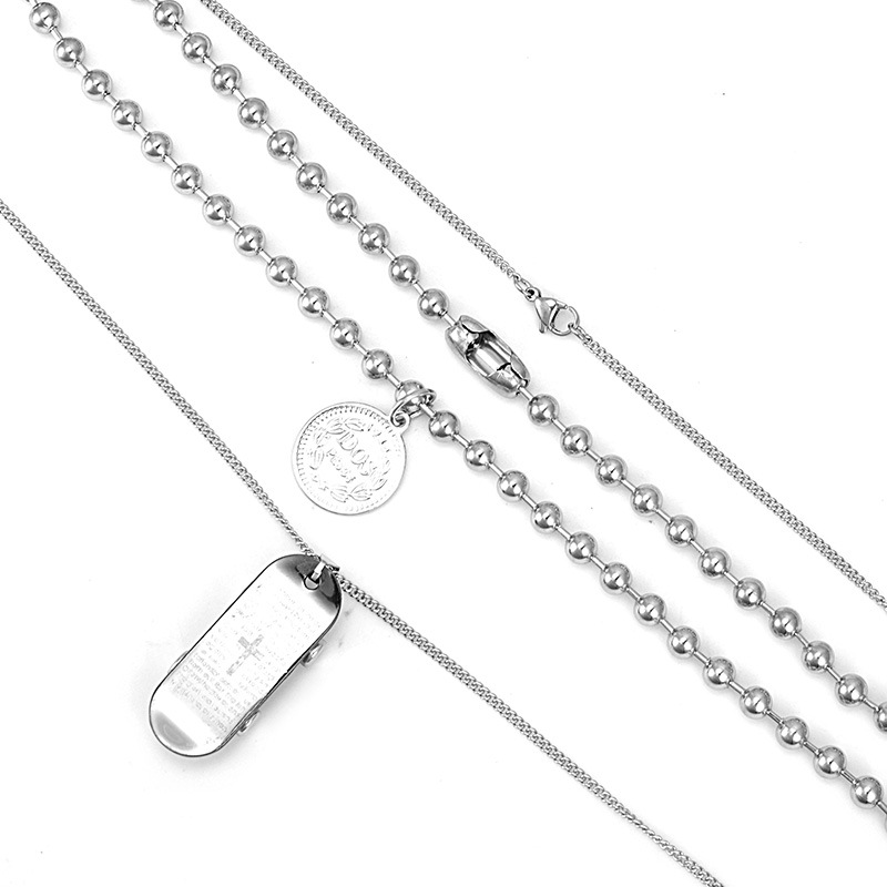 New Trendy Fashion Skate Coin Combination Long Short Chain Necklaces Hip Hop Punk Design Peresonality Unisex Jewelry
New Trendy Fashion Skate Coin Combination Long Short Chain Necklaces Hip Hop Punk Design Peresonality Unisex Jewelry