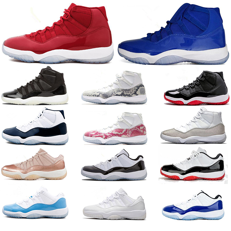 2020 Top Quality 11 Basketball Shoes Black Red High Top Low Top Pink White Gray Men Women Sports Shoes 36-45 With Box
2020 Top Quality 11 Basketball Shoes Black Red High Top Low Top Pink White Gray Men Women Sports Shoes 36-45 With Box