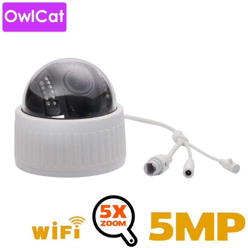 OwlCat 2MP 5MP HD Indoor Wifi PTZ Dome IP Camera 5x Zoom Wireless Video Surveillance CCTV Audio MIC IR Night Flash Card Onvif
OwlCat 2MP 5MP HD Indoor Wifi PTZ Dome IP Camera 5x Zoom Wireless Video Surveillance CCTV Audio MIC IR Night Flash Card Onvif