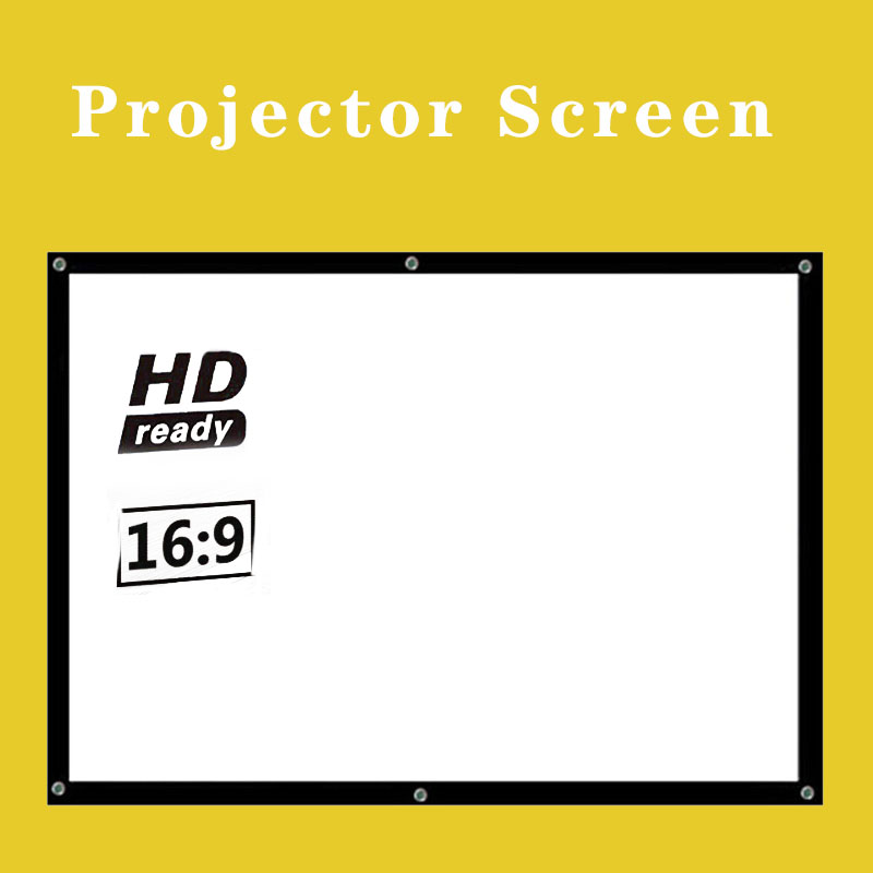 Projector Simple Curtain Anti-light Screen 60/72/84/100/120/150 Inches Home Outdoor Office Portable 3d HD Projector Screen
Projector Simple Curtain Anti-light Screen 60/72/84/100/120/150 Inches Home Outdoor Office Portable 3d HD Projector Screen