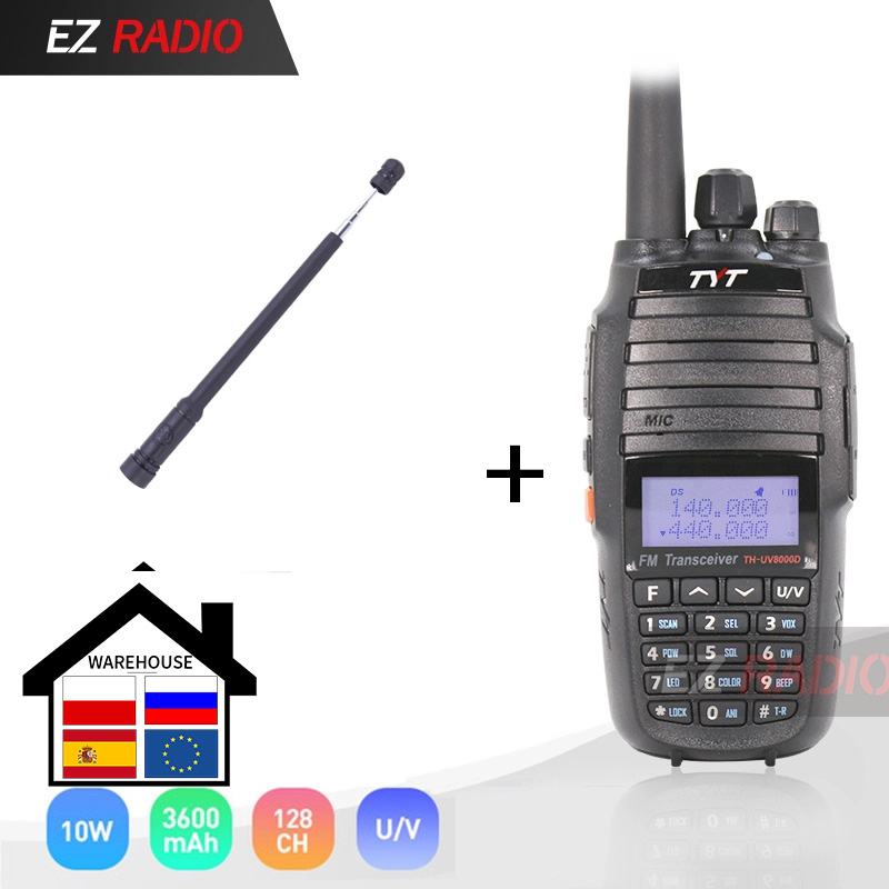 10W Upgrade Version Cross Band Function VHF UHF TYT TH-UV8000D Amateur Radio 10 KM High 10W Walkie Talkie 10 KM UV8000E
10W Upgrade Version Cross Band Function VHF UHF TYT TH-UV8000D Amateur Radio 10 KM High 10W Walkie Talkie 10 KM UV8000E