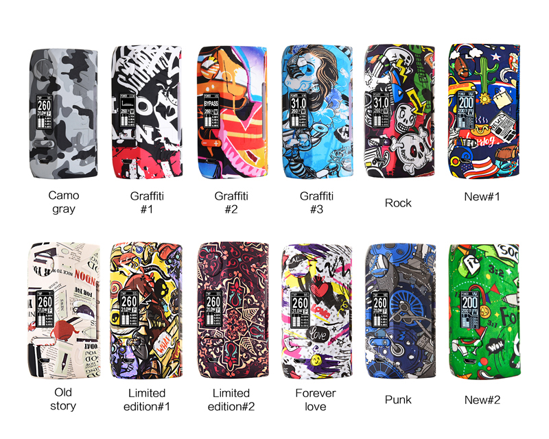 Electronic Cigarette Puma vape mod 200W Box Mod TC VW Bypass TCR Dual 18650 Battery for 510 thread RDA RTA Tank dhl free
Electronic Cigarette Puma vape mod 200W Box Mod TC VW Bypass TCR Dual 18650 Battery for 510 thread RDA RTA Tank dhl free