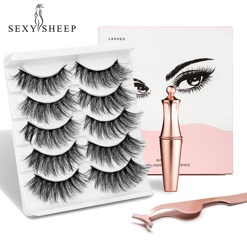 5 Pairs Magnetic Eyelashes & Magnetic Liquid Eyeliner & Tweezer Set Natural Long False Eyelashes Eye Makeup
5 Pairs Magnetic Eyelashes & Magnetic Liquid Eyeliner & Tweezer Set Natural Long False Eyelashes Eye Makeup