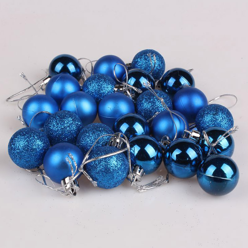 24pcs 30mm Mini Christmas Balls Baubles Plastic Tree Hanging Decorations For Party VJ-Drop
24pcs 30mm Mini Christmas Balls Baubles Plastic Tree Hanging Decorations For Party VJ-Drop