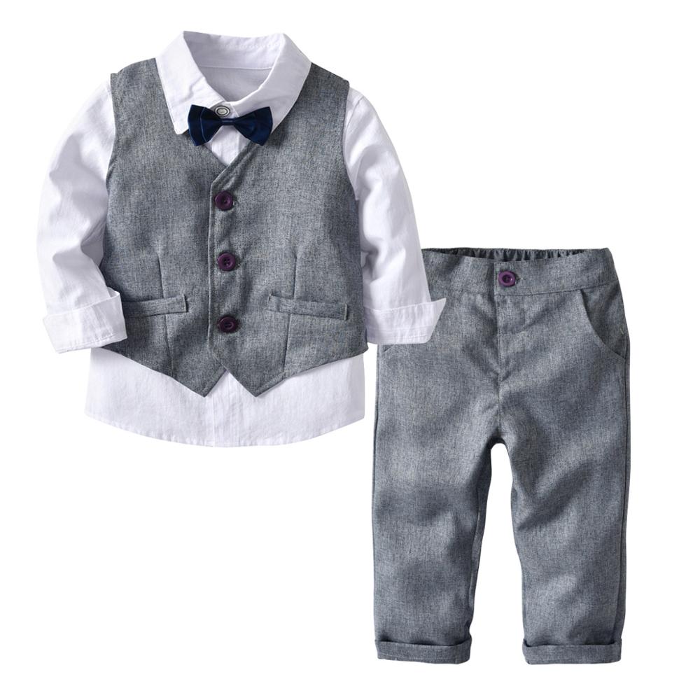 Boys Formal Suits Kids Weeding Party Sets Gentleman Vest shirt Pants 3pcs Waistcoat Costumes Baby boys Fashion Outfits Clothes, Pink
Boys Formal Suits Kids Weeding Party Sets Gentleman Vest shirt Pants 3pcs Waistcoat Costumes Baby boys Fashion Outfits Clothes, Pink