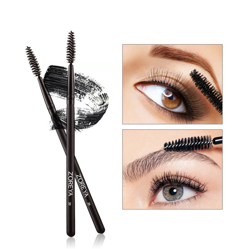 Dual-use Eyelash Brush Man-made Fibe Aluminum Tube + Painted Wooden Handle Makeup Beauty Tools Y1
Dual-use Eyelash Brush Man-made Fibe Aluminum Tube + Painted Wooden Handle Makeup Beauty Tools Y1