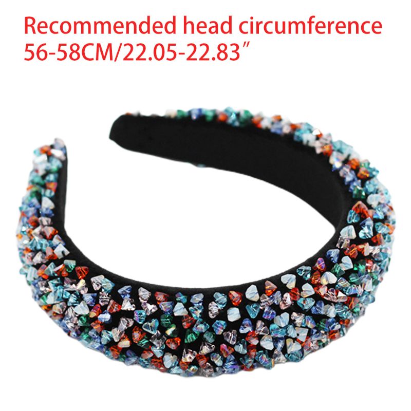 Baroque Vintage Thick Sponge Padded Bandana Ladies Mutlicolored Faux Crystal Shiny Jewelry Headband Luxury Ball Party Banquet
Baroque Vintage Thick Sponge Padded Bandana Ladies Mutlicolored Faux Crystal Shiny Jewelry Headband Luxury Ball Party Banquet