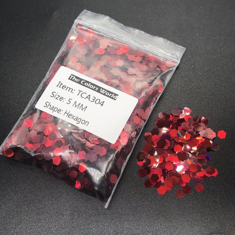 TCA304 Holographic Laser Wine Red Color Hexagon Shape Nail Glitter For Nail Decorations Polish Makeup Facepaint DIY Accessorie
TCA304 Holographic Laser Wine Red Color Hexagon Shape Nail Glitter For Nail Decorations Polish Makeup Facepaint DIY Accessorie