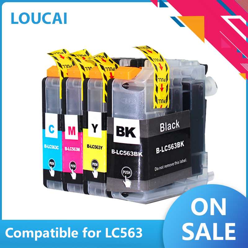 Compatible for LC563XL LC563 ink cartridge for brother MFC- J2310 J2510 J3520 J3720 printerLC 563 LC563 LC-563
Compatible for LC563XL LC563 ink cartridge for brother MFC- J2310 J2510 J3520 J3720 printerLC 563 LC563 LC-563