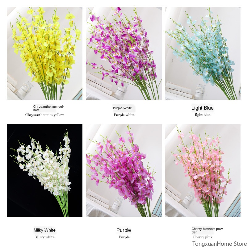 Dancing-Lady Orchid Artificial Flower Yellow Pink Wedding Home Party Supplies Phalaenopsis Bouquet Silk Flower Decoration, Style purple
Dancing-Lady Orchid Artificial Flower Yellow Pink Wedding Home Party Supplies Phalaenopsis Bouquet Silk Flower Decoration, Style purple