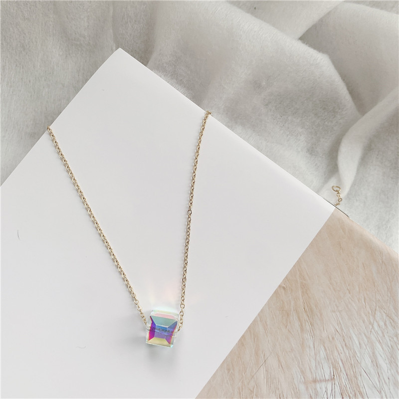 Simple Suqare Cubic Zircon Pendant Necklace for Women Girlfriend Korean Crystal Choker Chain Jewelry Collares Kolye Gifts
Simple Suqare Cubic Zircon Pendant Necklace for Women Girlfriend Korean Crystal Choker Chain Jewelry Collares Kolye Gifts