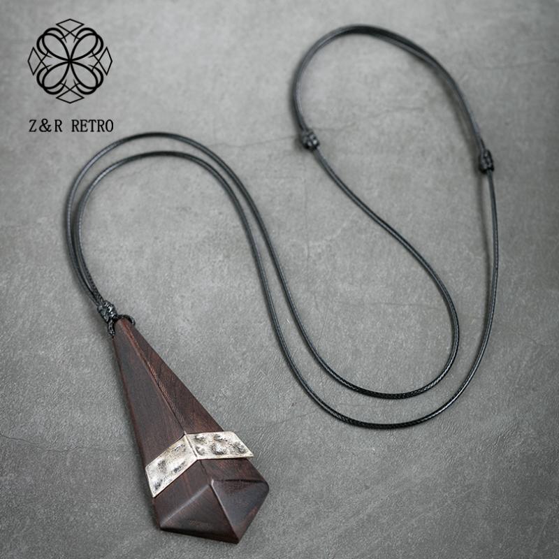 Women Statement Necklaces Wooden Vintage Handmade Sandalwood Pendant Necklace Sweater Rope Chain Women New Jewelry Accessories
Women Statement Necklaces Wooden Vintage Handmade Sandalwood Pendant Necklace Sweater Rope Chain Women New Jewelry Accessories