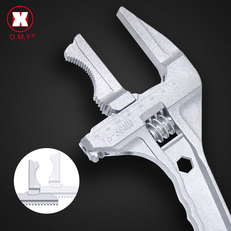 Multi-function Short Handle Universal Wrench Large Opening Bathroom Wrench Adjustable Aluminum Alloy Repair Hand Tools
Multi-function Short Handle Universal Wrench Large Opening Bathroom Wrench Adjustable Aluminum Alloy Repair Hand Tools
