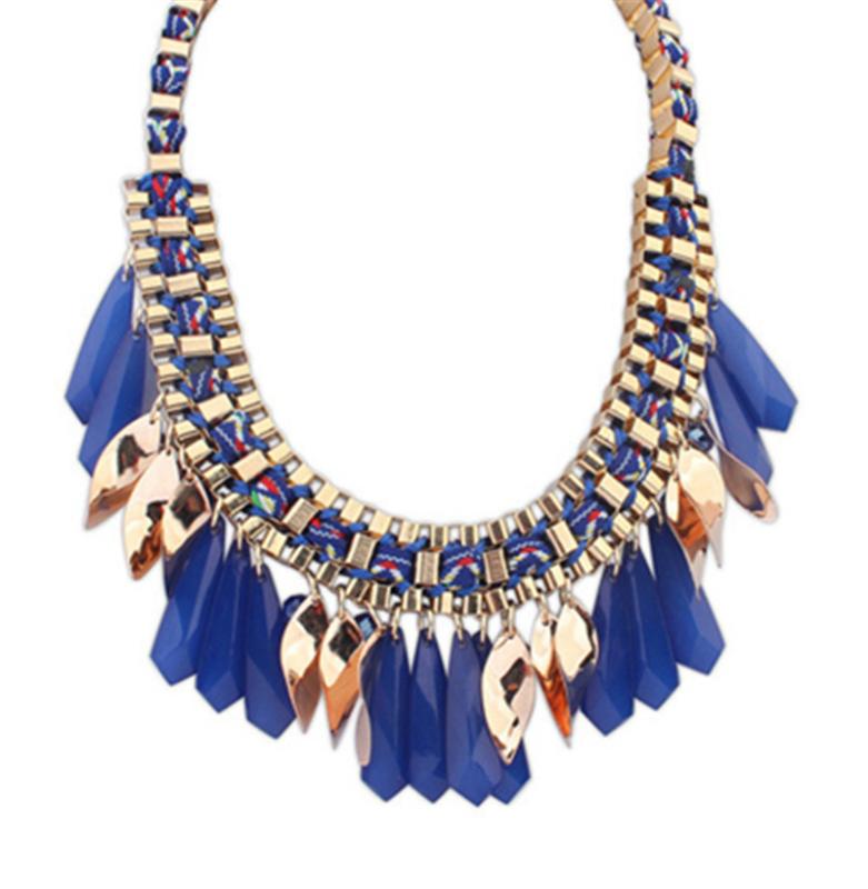 Bohemia Ethnic Exaggerated Handmade Tassel Pendant Choker Necklace for Women Acrylic Torques Collar Chocker Necklace Jewelry
Bohemia Ethnic Exaggerated Handmade Tassel Pendant Choker Necklace for Women Acrylic Torques Collar Chocker Necklace Jewelry