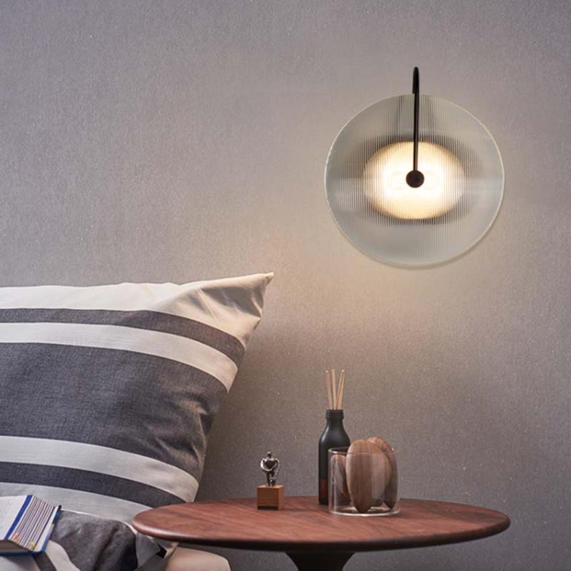 Modern luxury led wall lamp bronze black clear glass round wall sconces for bedroom bedside staircase aisle creative lights
Modern luxury led wall lamp bronze black clear glass round wall sconces for bedroom bedside staircase aisle creative lights