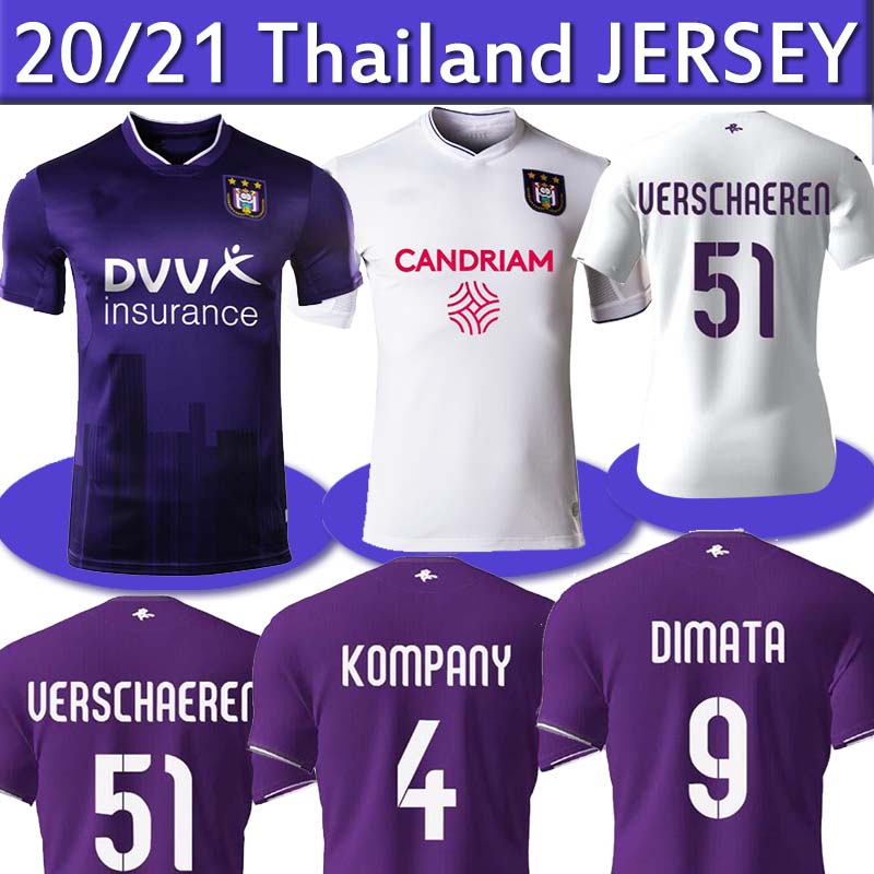 20 21 RSC Anderlecht soccer jersey VERSCHAEREN 2020 2021 RSCA TREBEL home away Camiseta football shirt KOMPANY maillots de football PJACA, Laidelaihete
20 21 RSC Anderlecht soccer jersey VERSCHAEREN 2020 2021 RSCA TREBEL home away Camiseta football shirt KOMPANY maillots de football PJACA, Laidelaihete