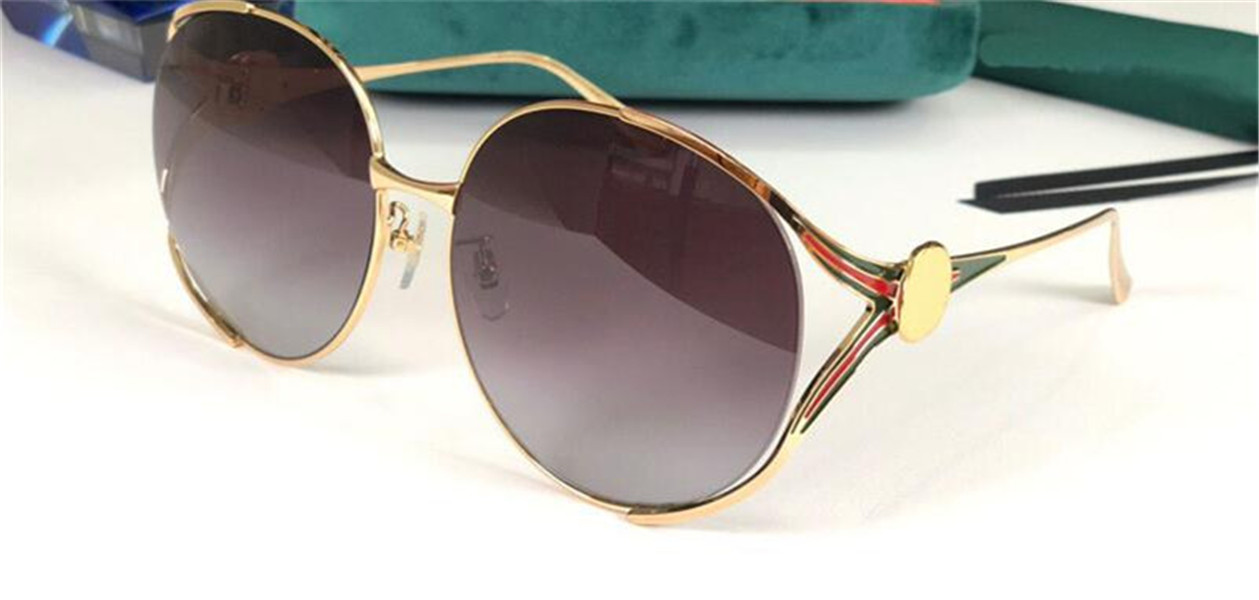 New fashion design sunglasses 0225 round frame crystal cutting lens gold color legs popular style uv400 protection wholesale eyewear
New fashion design sunglasses 0225 round frame crystal cutting lens gold color legs popular style uv400 protection wholesale eyewear