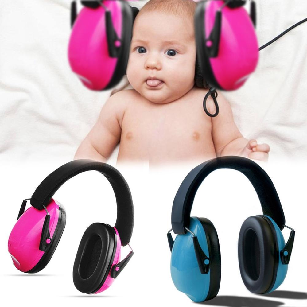 Kids Ear muffs Hearing Protector Adjustable Foldable Headband Ear Defenders For Baby Soundproof Anti-noise Earmuffs Headset
