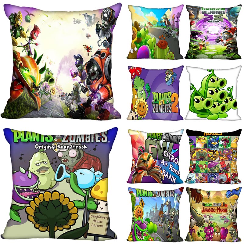 New Anime Plants VS Zombies Pillowcase Bedroom Home Decorative Gift Pillow Cover Square Zipper Pillow Cases Satin Soft, 19
New Anime Plants VS Zombies Pillowcase Bedroom Home Decorative Gift Pillow Cover Square Zipper Pillow Cases Satin Soft, 19