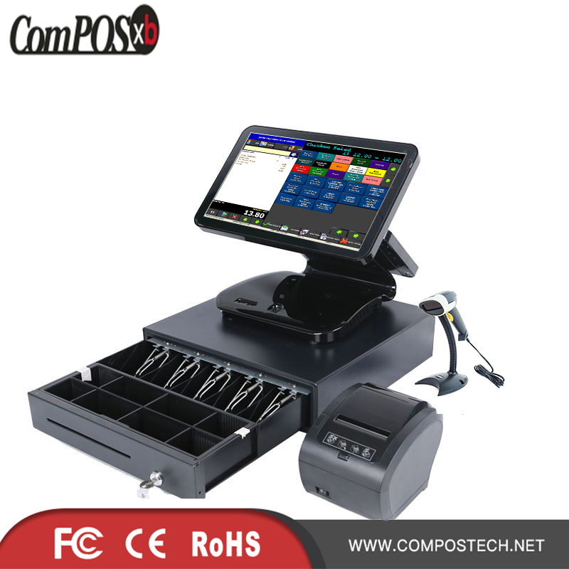 Commercial 15.6&11.6 inch cash register Dual Screen all in one terminal EPOS in LED LCD monitor terminal
Commercial 15.6&11.6 inch cash register Dual Screen all in one terminal EPOS in LED LCD monitor terminal