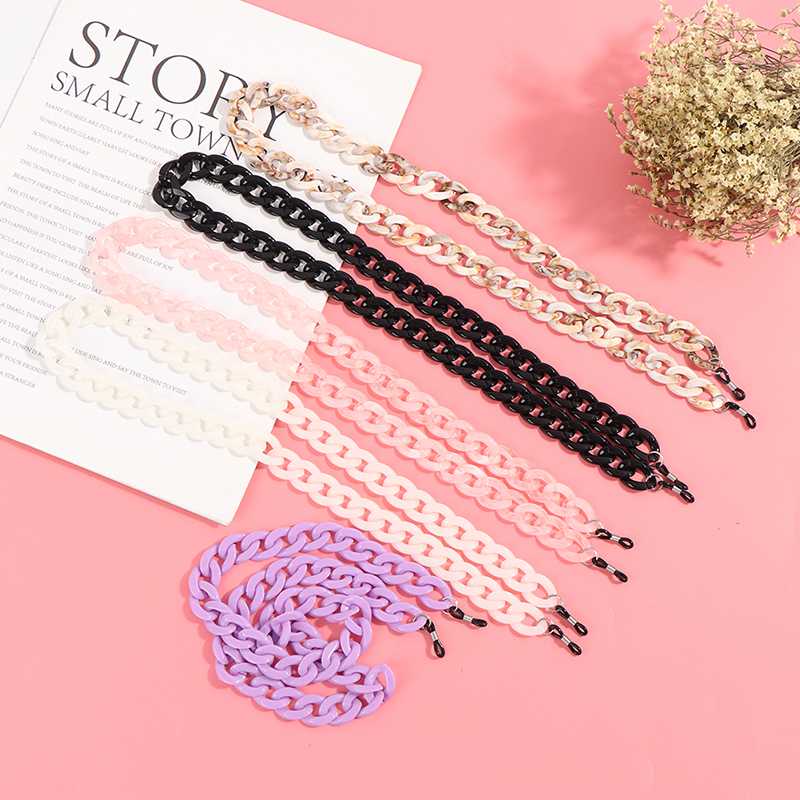 Chic Women Sunglasses Chain Acrylic Reading Glasses Chains Hanging Neck Cords Holder Eyeglasses Strap Lanyards
Chic Women Sunglasses Chain Acrylic Reading Glasses Chains Hanging Neck Cords Holder Eyeglasses Strap Lanyards