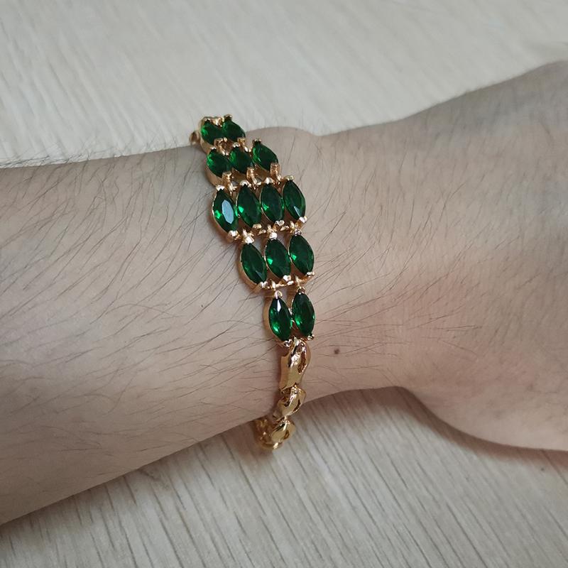 Trendy Summer New Fashion Hot Green Crystal Jewelry Gold charm bracelet & Bangles for women Gold bracelets for women
Trendy Summer New Fashion Hot Green Crystal Jewelry Gold charm bracelet & Bangles for women Gold bracelets for women