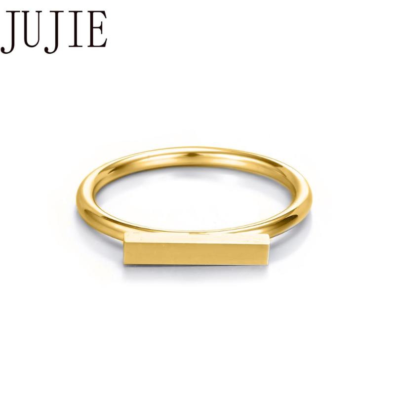 JUJIE Fashion 316L Stainless Steel Rings For Women 2020 Simple Metal Wedding Rings Jewelry Dropshipping
JUJIE Fashion 316L Stainless Steel Rings For Women 2020 Simple Metal Wedding Rings Jewelry Dropshipping