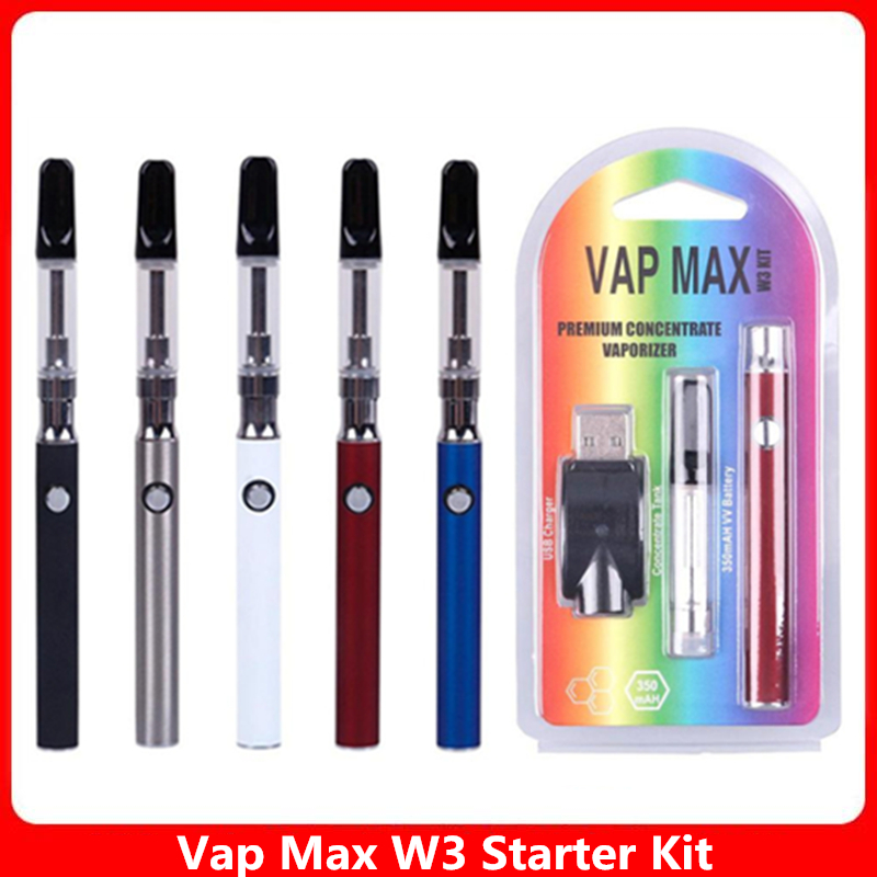 Vap Max W3 Vape Pen Kit 350mAh 510 Preheat VV Variable Voltage Battery 0.5ml 1.0ml 92A3 TH205 Cartridges With Usb Charger, Blue
Vap Max W3 Vape Pen Kit 350mAh 510 Preheat VV Variable Voltage Battery 0.5ml 1.0ml 92A3 TH205 Cartridges With Usb Charger, Blue