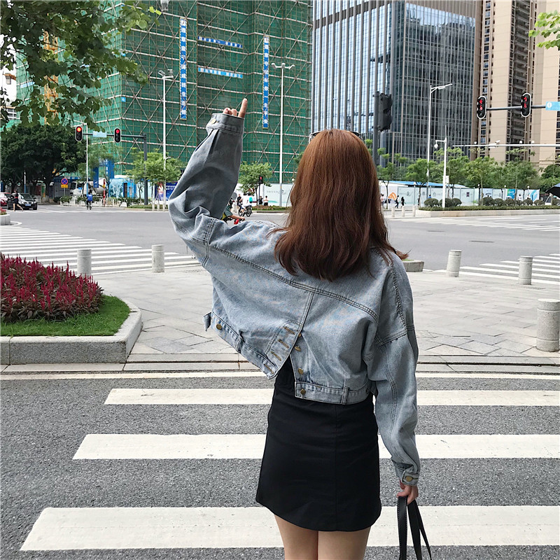 2020 Spring New Style streetwear Basic Coats Women Denim Jacket Plus Size Button Jean Coat Loose Long Sleeve Chaqueta Mujer, Picture color
2020 Spring New Style streetwear Basic Coats Women Denim Jacket Plus Size Button Jean Coat Loose Long Sleeve Chaqueta Mujer, Picture color