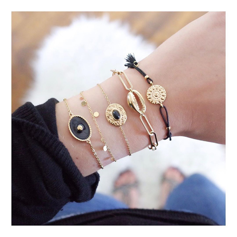 YADA Gifts 5 PCS/SET Gold Shell Bracelets&Bangles For Women Tassel Bracelets Charm Friendship Crystal Jewelry Bracelet BT200240
YADA Gifts 5 PCS/SET Gold Shell Bracelets&Bangles For Women Tassel Bracelets Charm Friendship Crystal Jewelry Bracelet BT200240