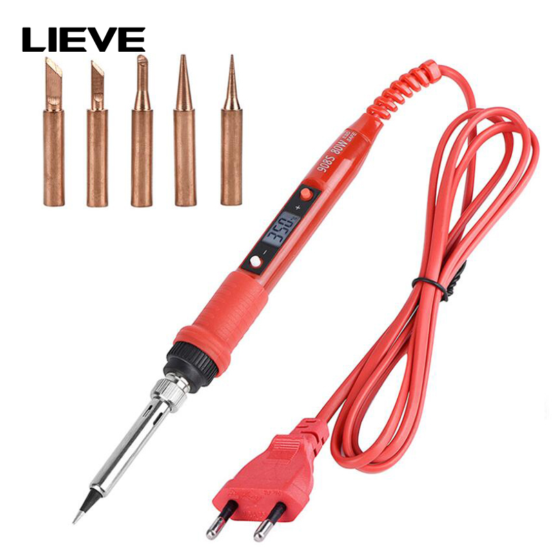 220V 110V 80W LCD Electric Soldering iron 908S Adjustable Temperature Solder iron With quality soldering Tips and kits
220V 110V 80W LCD Electric Soldering iron 908S Adjustable Temperature Solder iron With quality soldering Tips and kits