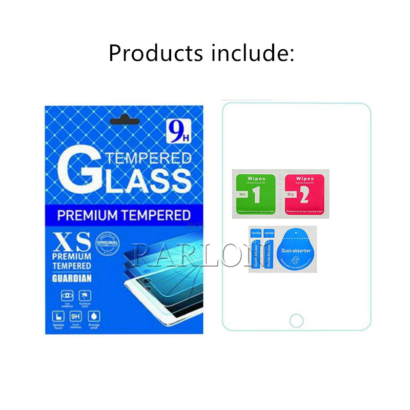 9H Tablet Tempered Glass Clear Screen Protector Film For IPad Pro 13 inch 2024 11 10 10.9 inch 10.2inch Air 6 Pro 9.7 12.9 Mini 6 8.3inch 5 3 2 With P