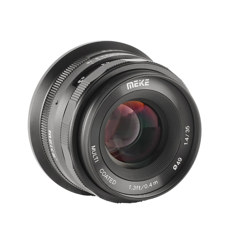 Meike 35mm f1.4 Large Aperture Manual Focus APS-C lens for Nikon Z cameras such as Z6 Z7 Z50
Meike 35mm f1.4 Large Aperture Manual Focus APS-C lens for Nikon Z cameras such as Z6 Z7 Z50