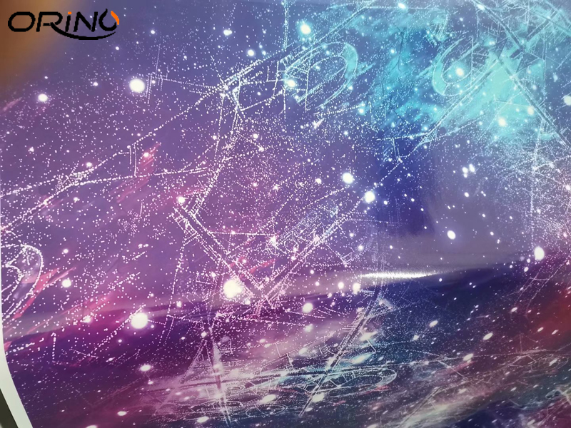 Graphic Sticker Bomb Galaxy Vinyl Film Wrap Galaxy Starry Camouflage Car Wrap Foil With Air Release Bubbles Free