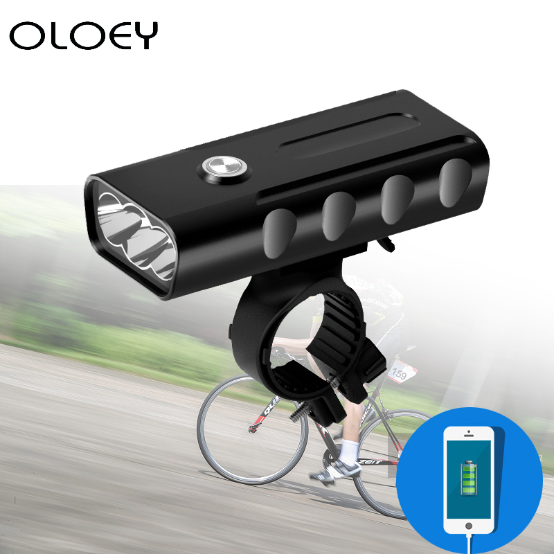 Bike Built-in 5200mAh Battery 3 LED T6 Front Light Induction Bicycle Bright USB Charging Cycling & Tail Light
Bike Built-in 5200mAh Battery 3 LED T6 Front Light Induction Bicycle Bright USB Charging Cycling & Tail Light