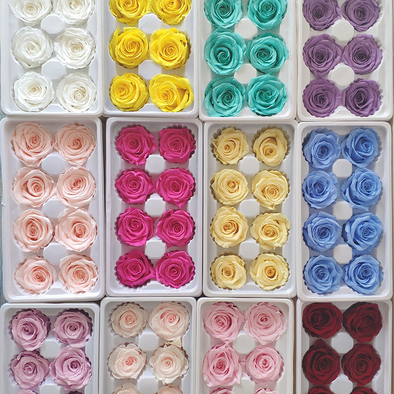 8PCs/BOX High Quality Preserved rose box Immortal Rose Flower DIY Material Wholesale Flower Decorations Eternal flowers 5CM T200909, Light blue
8PCs/BOX High Quality Preserved rose box Immortal Rose Flower DIY Material Wholesale Flower Decorations Eternal flowers 5CM T200909, Light blue