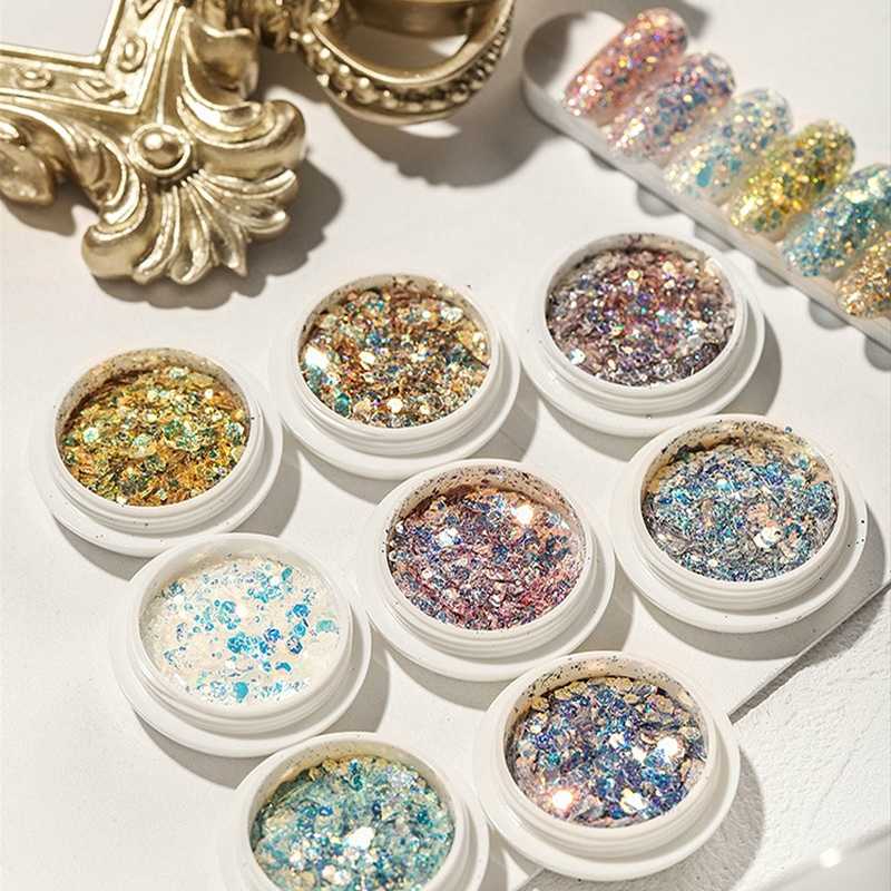 1 Box Nail Art Mermaid Glitter Flakes Sparkly 3D Hexagon Sequins Spangles Polish Powder Dust Manicure DIY Nails Decorations
1 Box Nail Art Mermaid Glitter Flakes Sparkly 3D Hexagon Sequins Spangles Polish Powder Dust Manicure DIY Nails Decorations