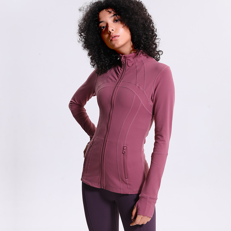 2020 Fall/Winter New yoga sports coat women's nylon stretch zipper closure jacket gym clothes women lu-33 running yoga long sleeve top, Black
2020 Fall/Winter New yoga sports coat women's nylon stretch zipper closure jacket gym clothes women lu-33 running yoga long sleeve top, Black