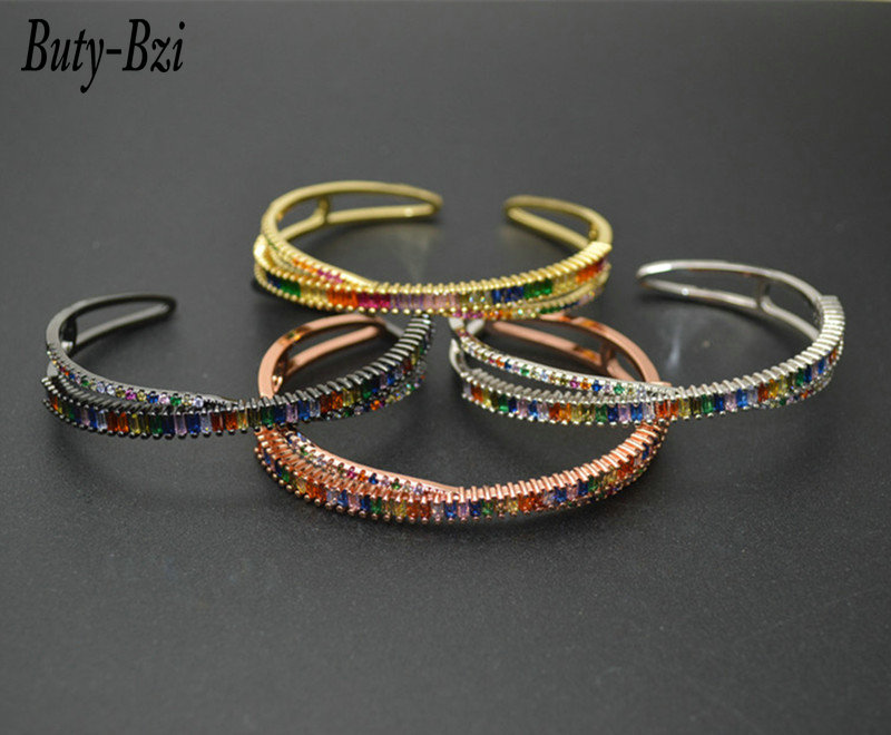 Paved Colorful CZ Beads Plating Wide Metal Copper Two Rows Overlapped Bracelet Bangle Length Adjustable Party Jewelry Gift
Paved Colorful CZ Beads Plating Wide Metal Copper Two Rows Overlapped Bracelet Bangle Length Adjustable Party Jewelry Gift