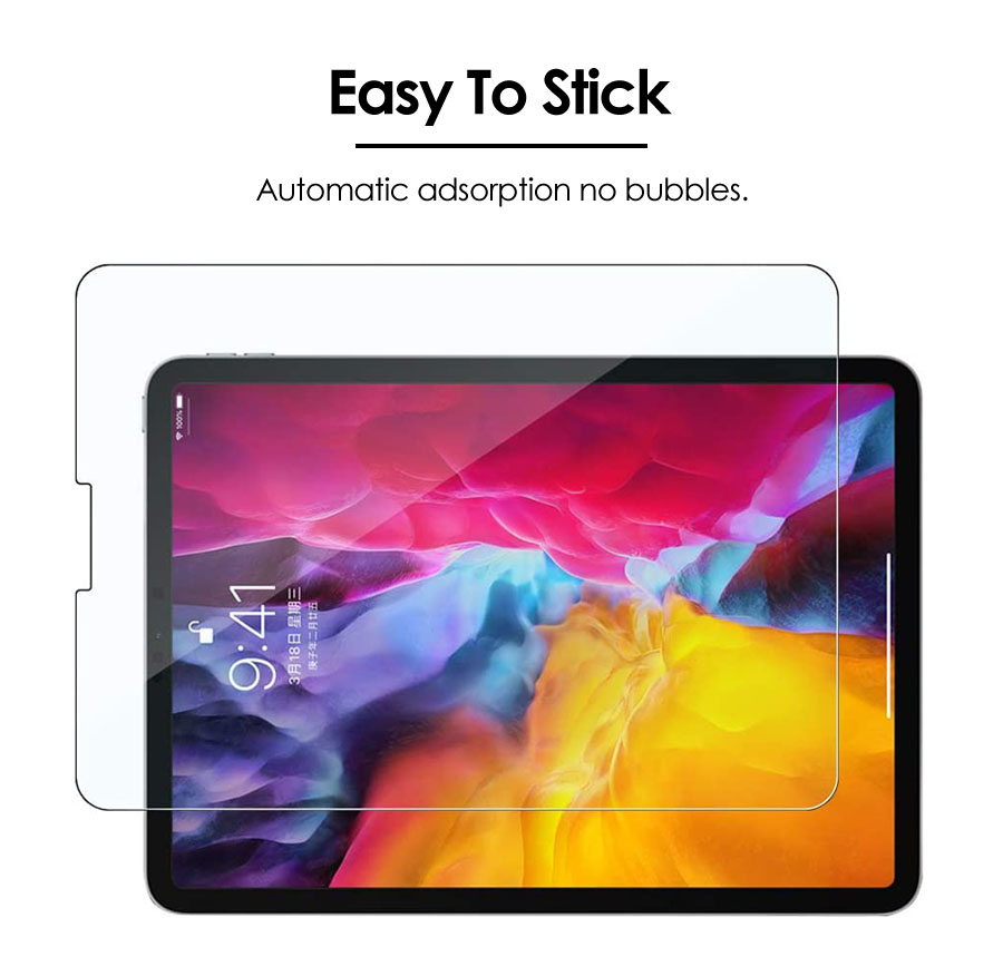 9H Tablet Tempered Glass Clear Screen Protector Film For IPad Pro 13 inch 2024 11 10 10.9 inch 10.2inch Air 6 Pro 9.7 12.9 Mini 6 8.3inch 5 3 2 With P